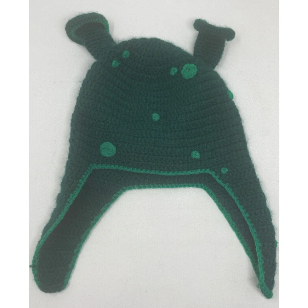 Hand Knit Orge‎ Shrek Hat Green Mumami Amsterdam Children Kids